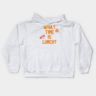 What Time Is Lunch? Kids Hoodie